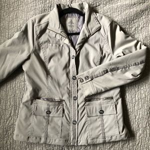 Women’s PrAna fall jacket fitted grey XL
